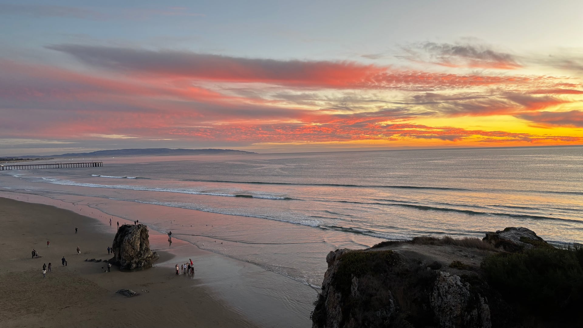Pismo Beach during Sunset