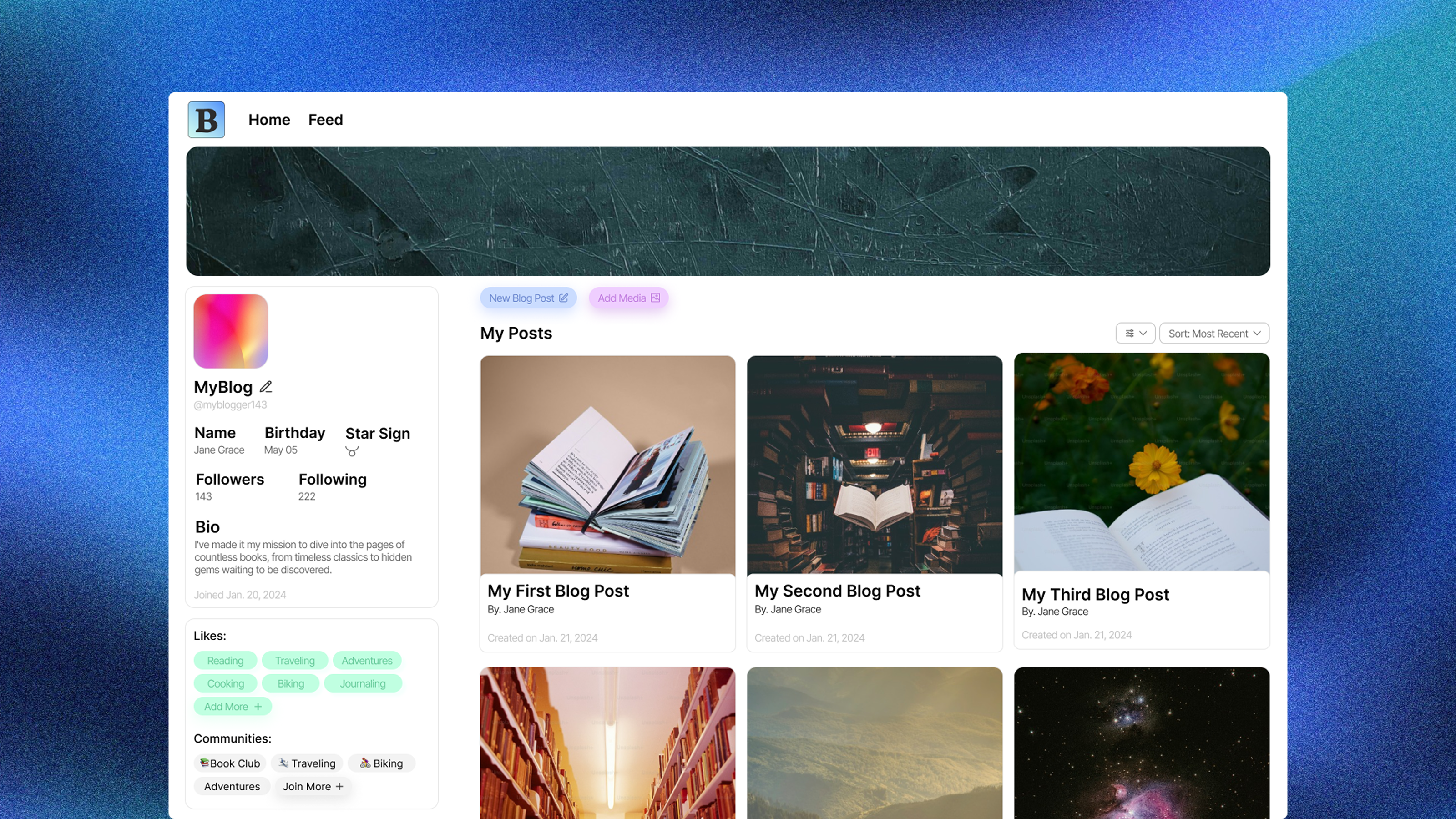 BlogIt project