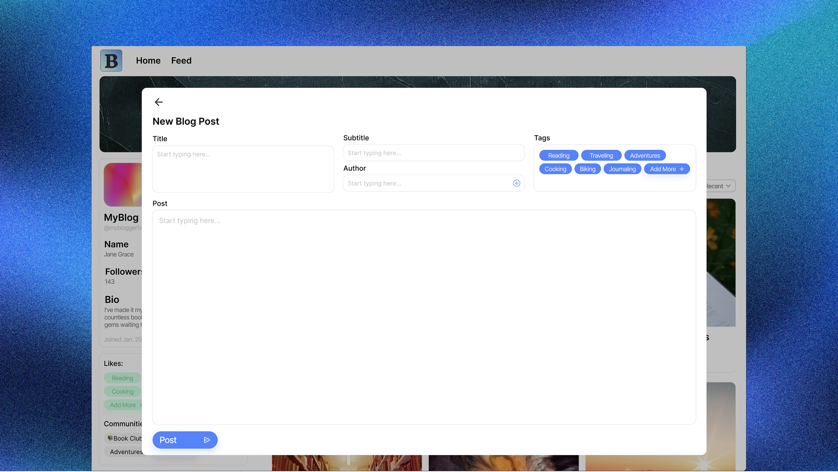 BlogIt project